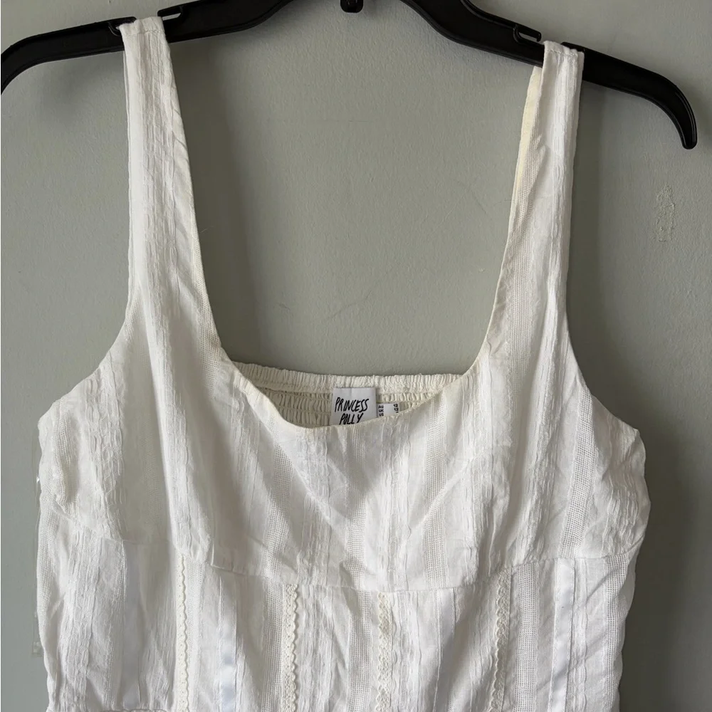 NWOT Lorinda Maxi Dress White - Picture 5 of 9